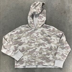 Old Navy Camouflage Hoodie - Gray and Cream